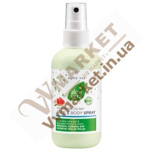 Алоэ Вера Увлажняющий спрей для лица и тела (Aloe Vera Hydration Face and Body Spray to go, 100 мл, LR с доставкой вся Украина